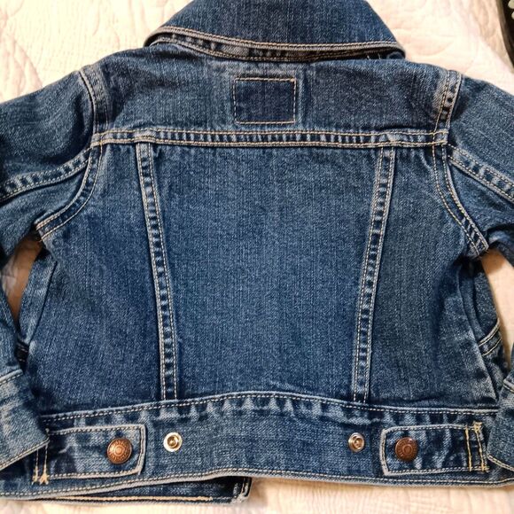 Levi’s Girl Vintage Y2K Levi’s Denim Trucker Jacket Size 3T - Picture 7 of 12